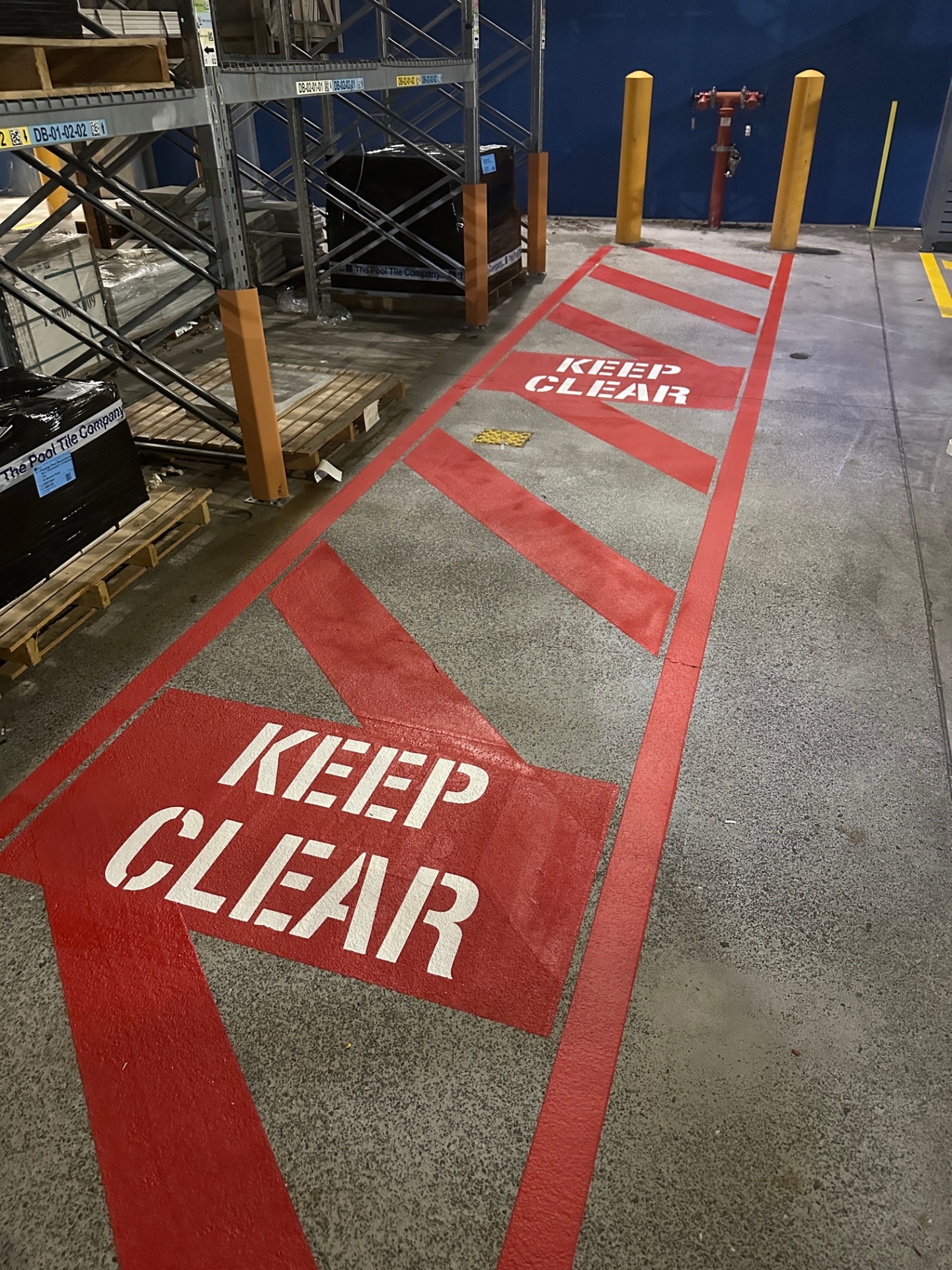 Safety line marking in Brisbane