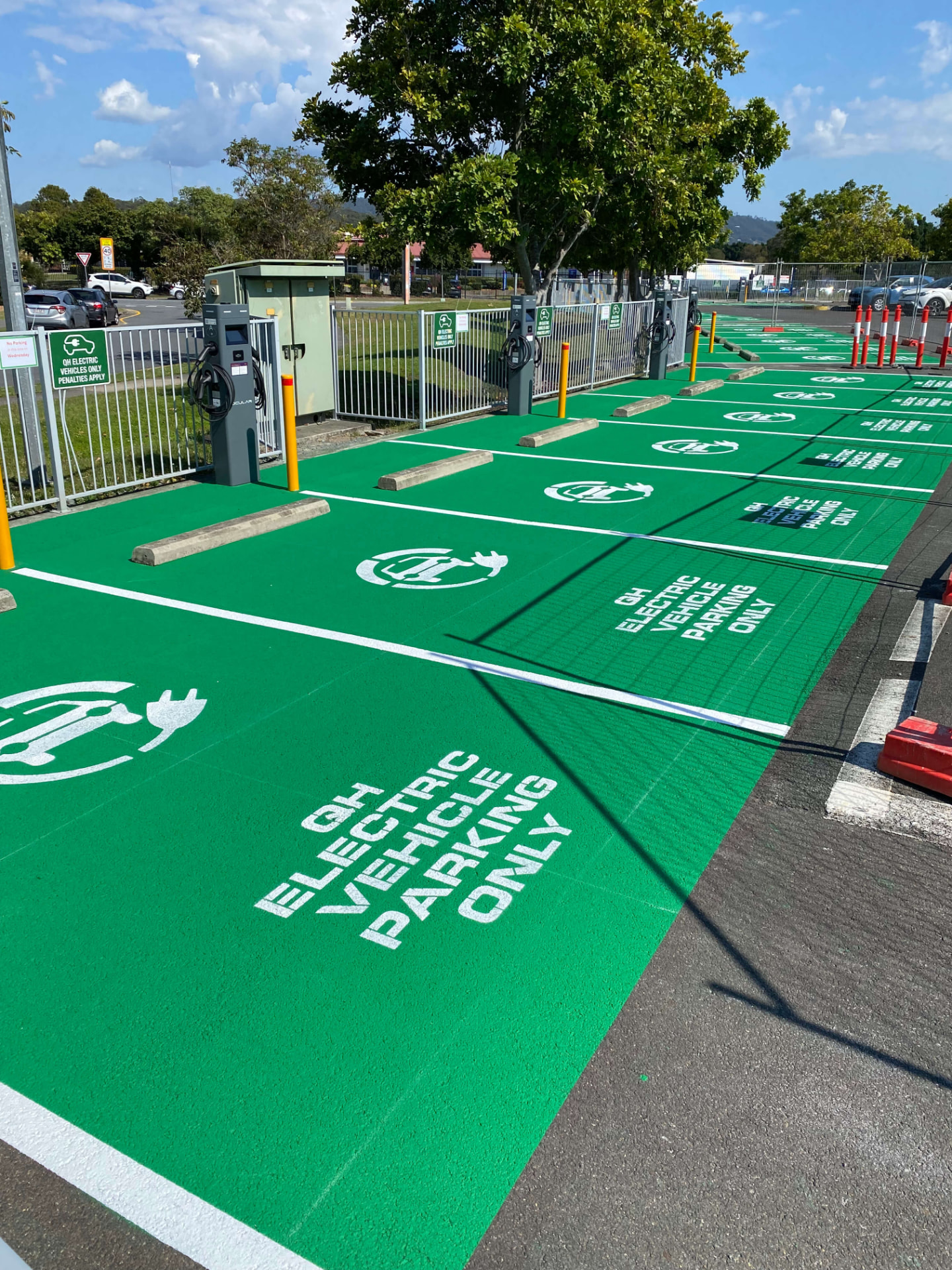EV Bay Line Marking