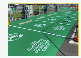 EV Bay Line Marking