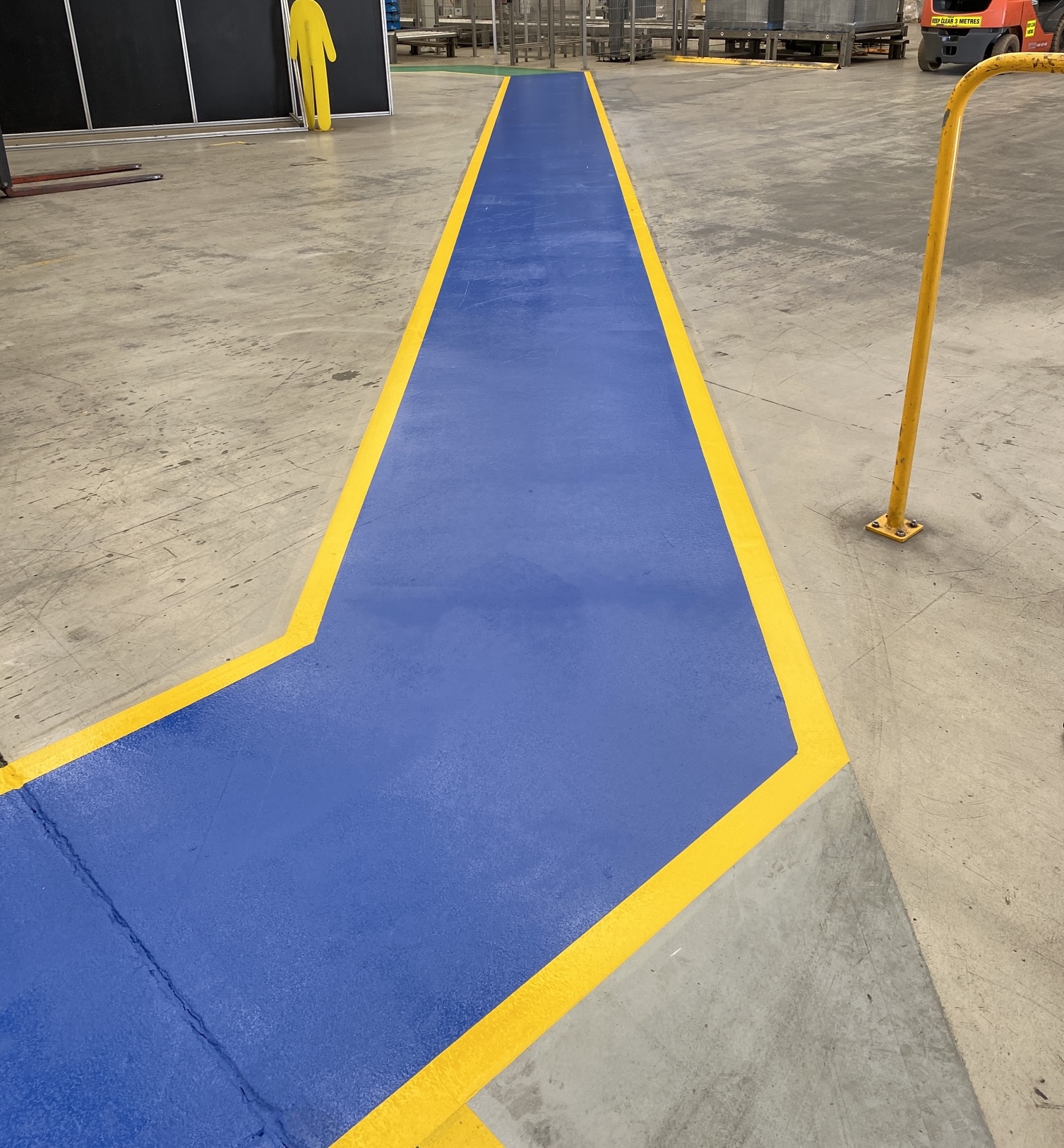 Safety line marking in Ipswich