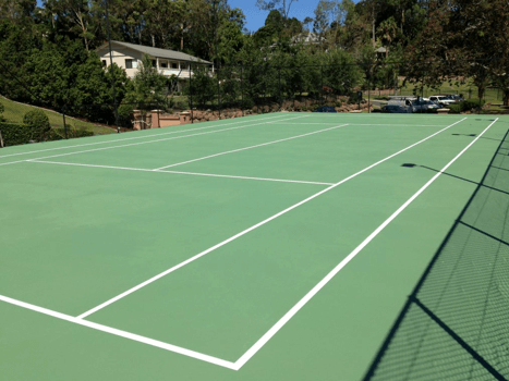 Tennis Court Line Markings
