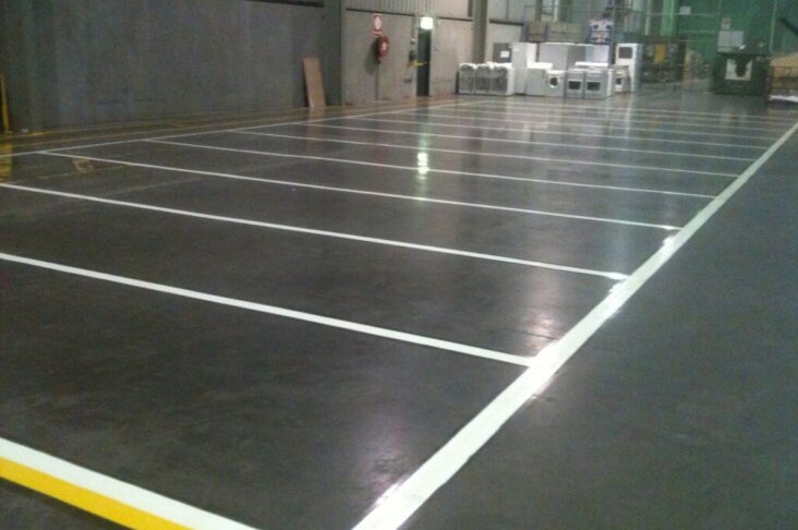 Warehouse Industrial Line Marking